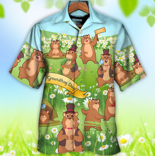 Groundhog Day Grass Flowers Shirt