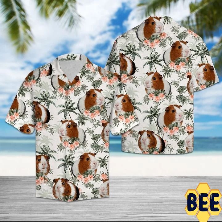 Guinea Pig Tropical Vintage Trending Hawaiian Shirt-1