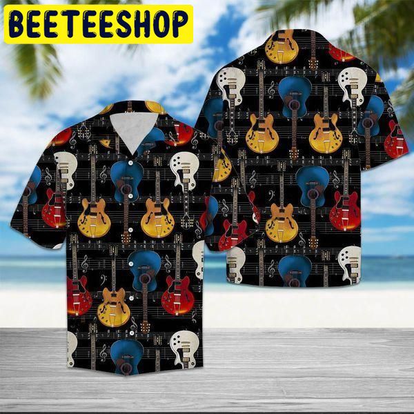 Guitar Hawaiian Shirt 2359-1