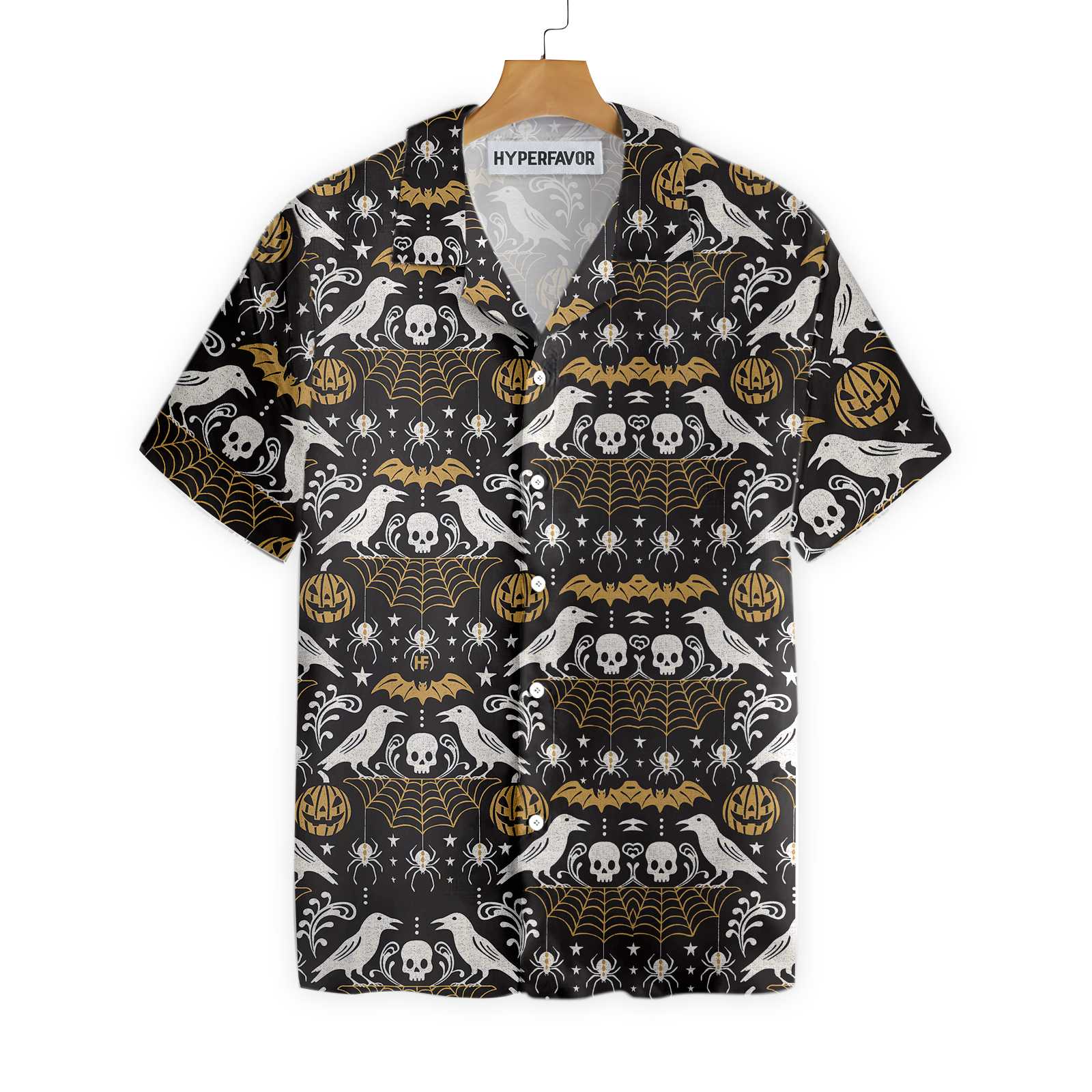 Halloween Eve Black Hawaiian Shirt