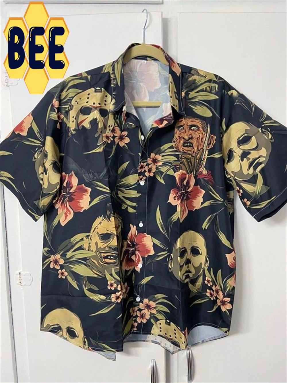 Halloween Horror Characters Michael Myers Hawaiian Shirt-1