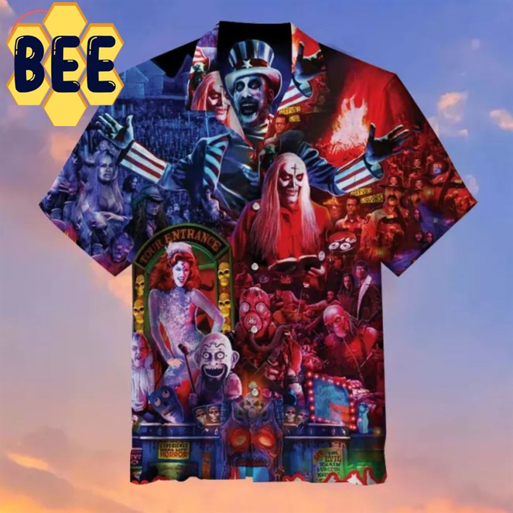 Halloween Horror Characters Movie Hawaiian Shirt-1