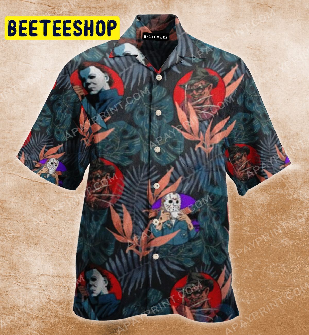 Halloween Horror Movie Killers Trending Hawaiian Shirt-1