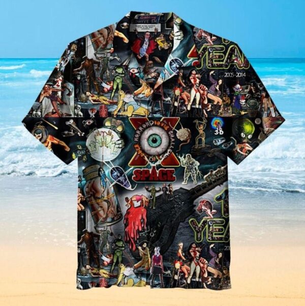 Halloween Horror Theme Summer Hawaiian Shirt