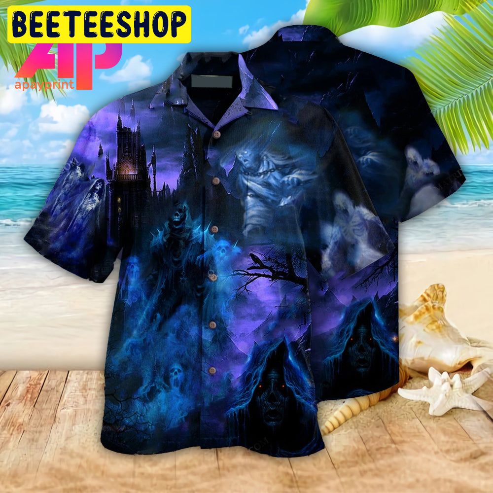 Halloween Its Skoopy Season Trending Hawaiian Shirt-1