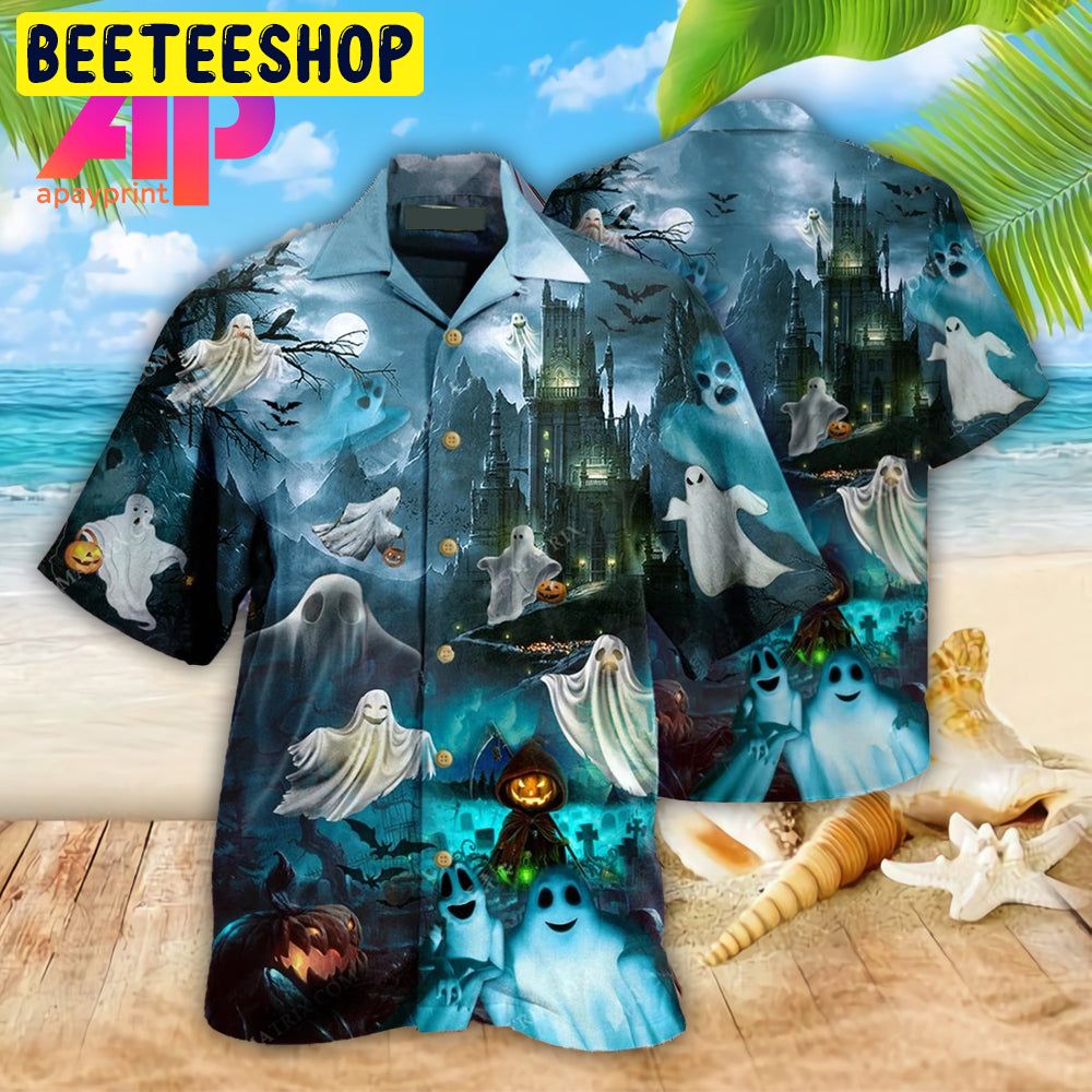 Halloween Say Boo And Scary Trending Hawaiian Shirt-1