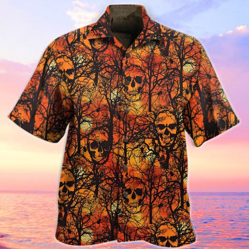 Halloween Skulls Hawaiian Shirt