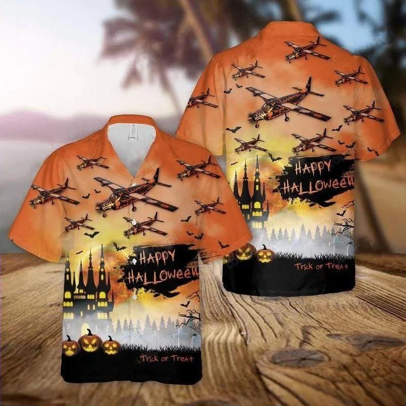 Halloween Trick Or Treat Hawaiian Shirt