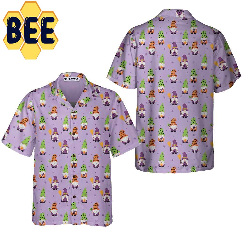 Happy Halloween Gnomes Hawaiian Shirt-1