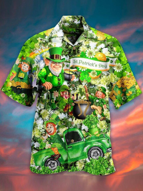 Happy Patricks Day Aloha Hawaiian Shirt