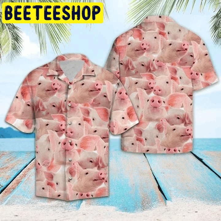 Happy Pig Hawaiian Shirt-1