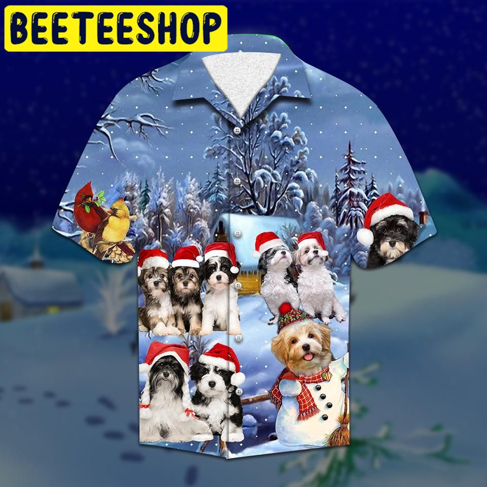 Havanese Christmas Hawaiian Shirt-1