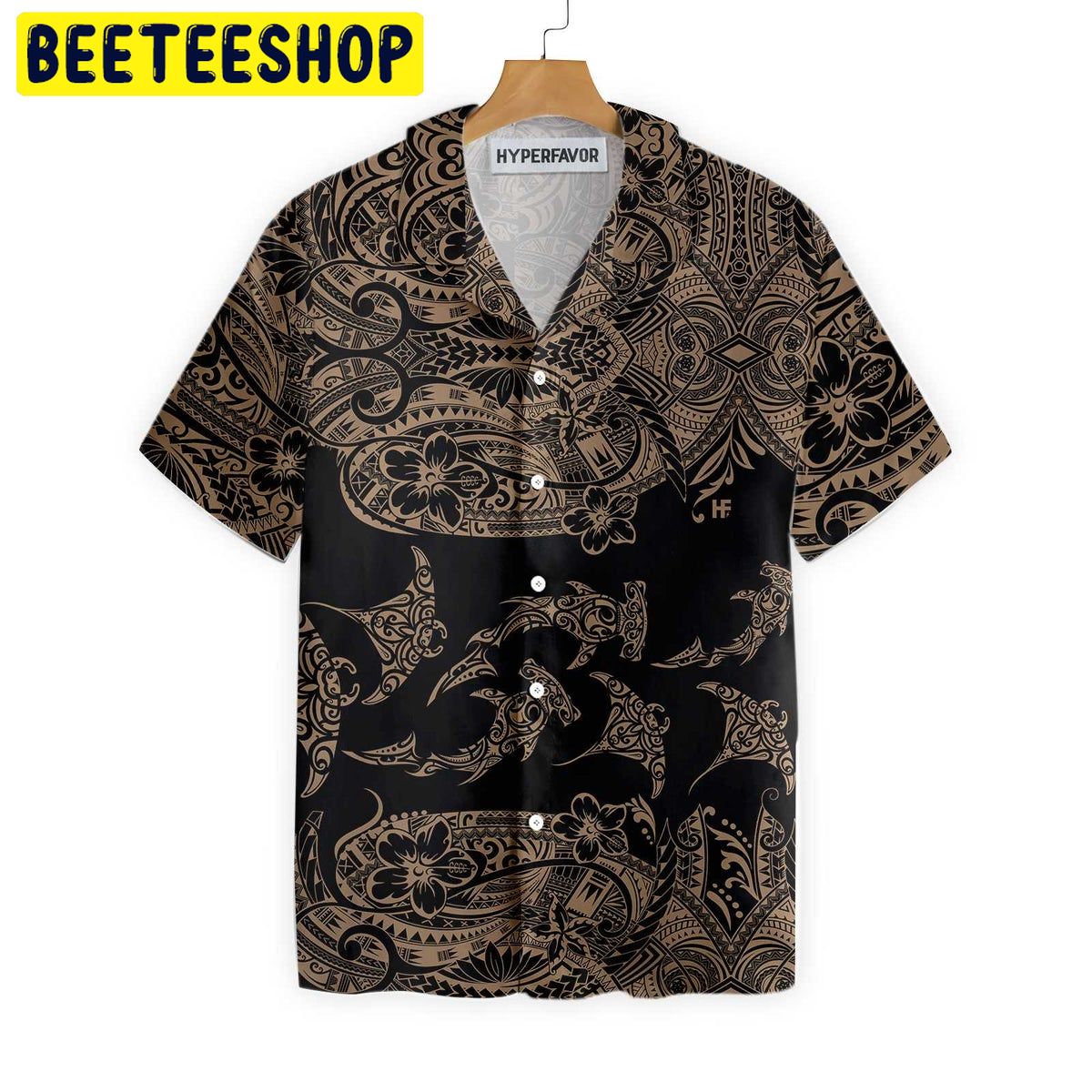 Hawaii Polynesian Pattern Trending Hawaiian Shirt-1