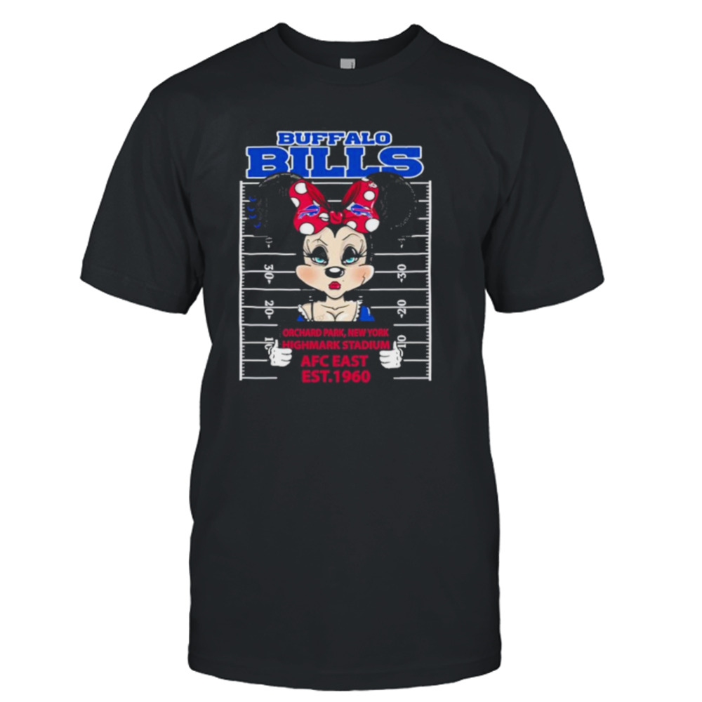 Buffalo Bills Minnie Mouse Orchard Park New York Highmark Stadium Afc Est 1960 Shirt