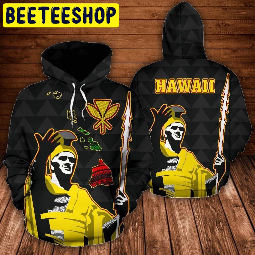 Hawaiian King All Over Print Hoodieen-1