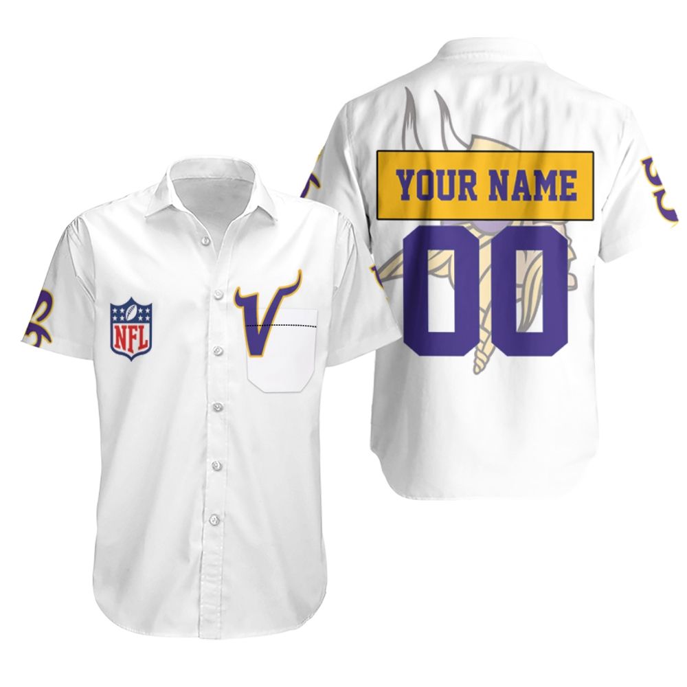 Hawaiian Shirt Minnesota Vikings 3d-1