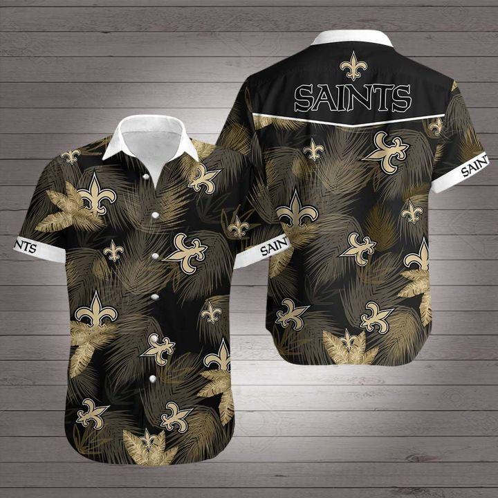 Hawaiian Shirt New Orleans Saints For Cool Fans-1