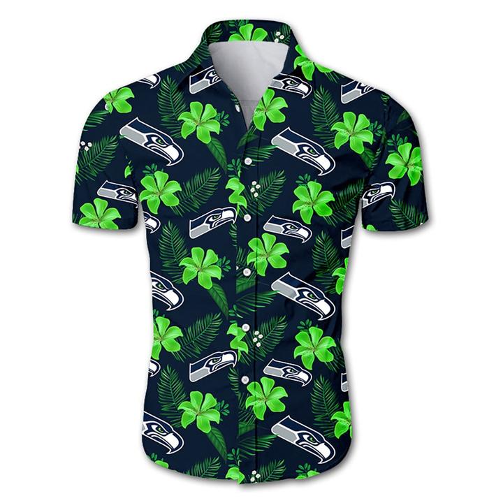 Hawaiian Shirt Seattle Seahawks For Big Fans-1