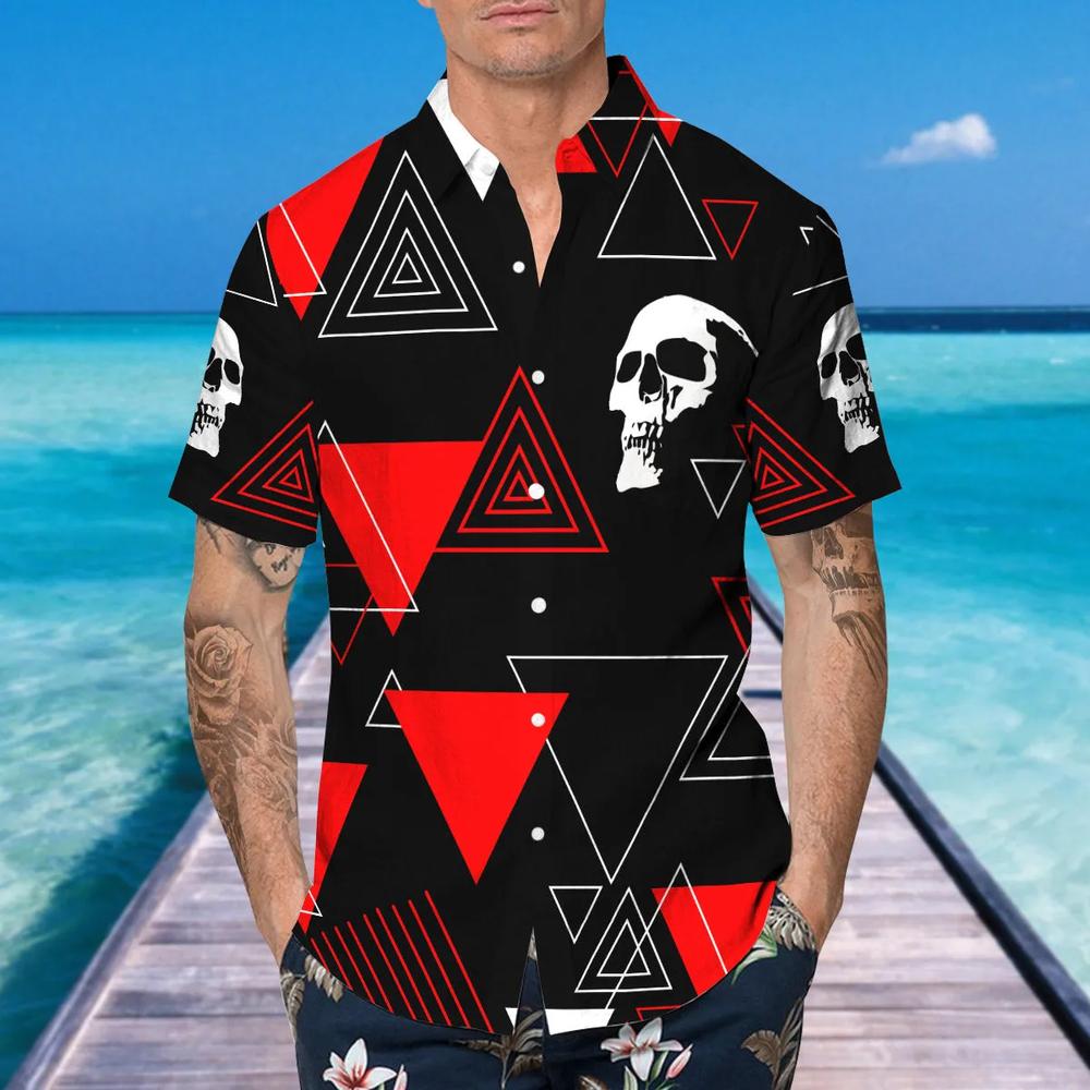 Head Caro Skull Hawaiian Shirt