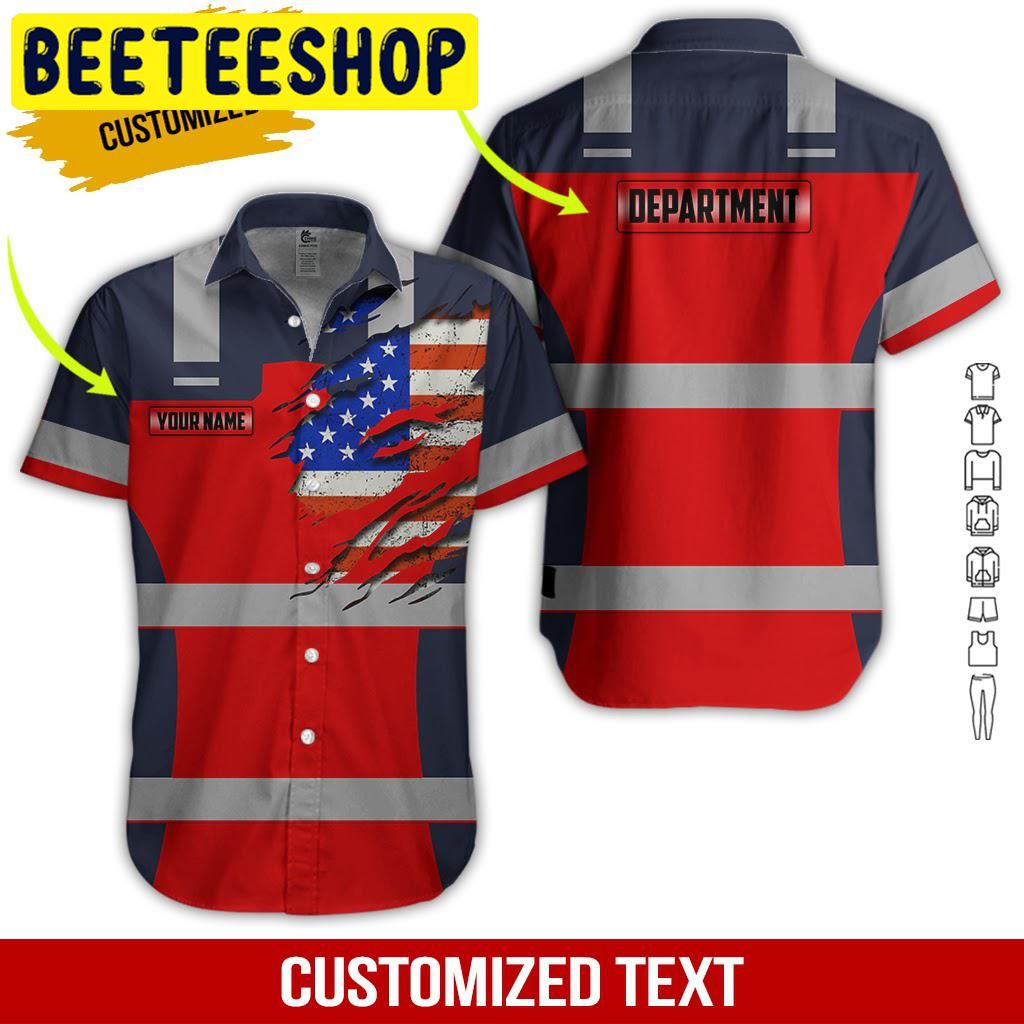 Heavy Equipment Custom Name Hawaiian Shirt 2359-1