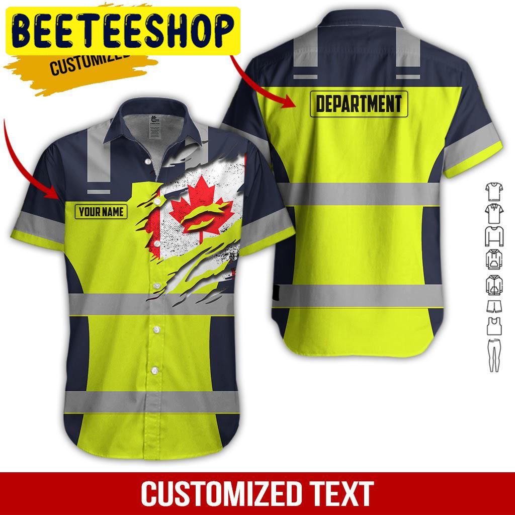 Heavy Equipment Custom Name Hawaiian Shirt 3359-1