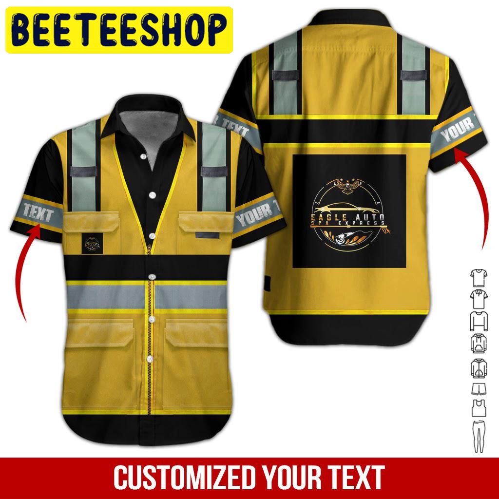 Heavy Equipment Custom Name Hawaiian Shirt 6359-1