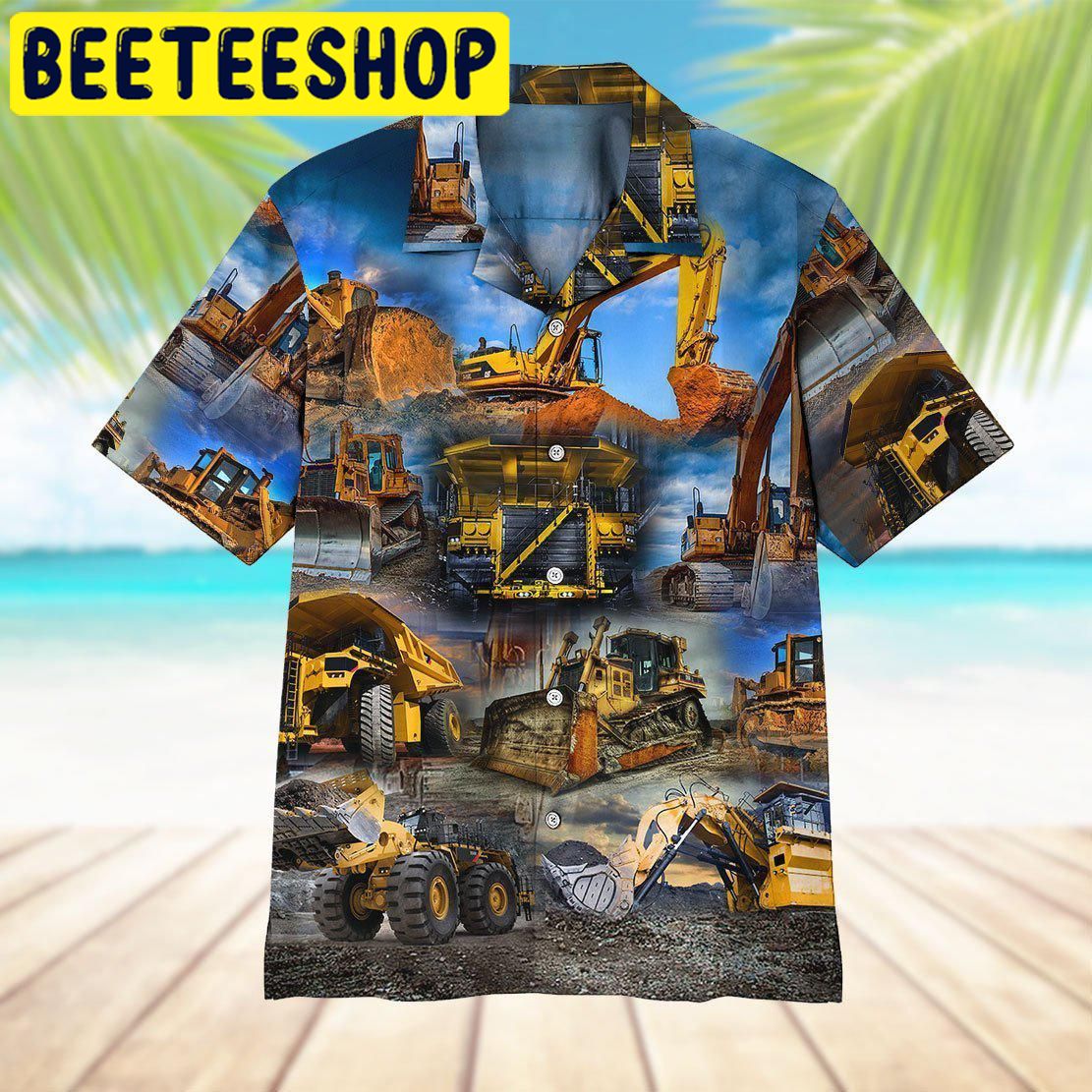 Heavy Equipment Hawaiian Shirt-1