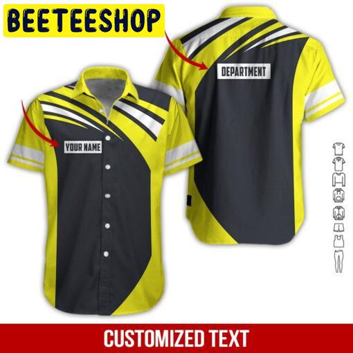 Heavy Equipment Workwear Custom Name Hawaiian Shirt 2359-1