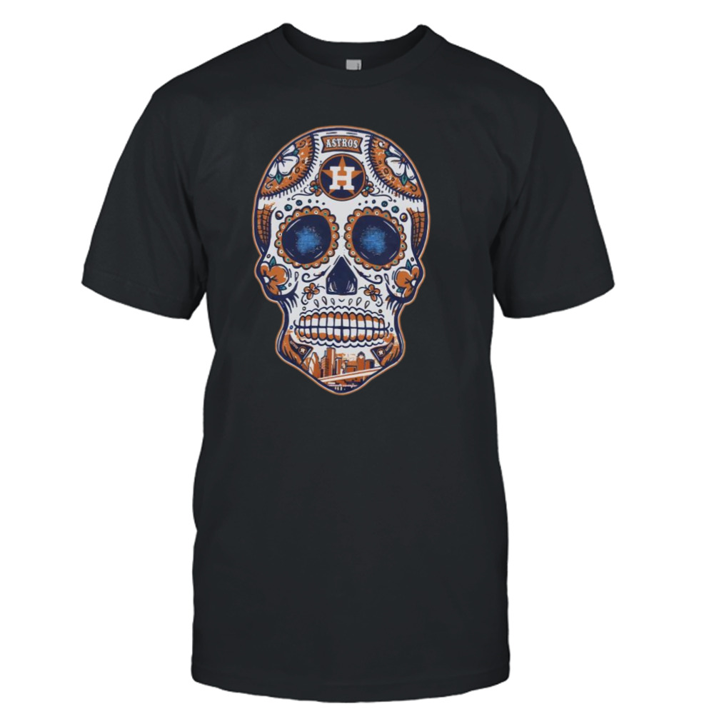 Sugar Skull Houston Astros Shirt - High-Quality Printed Brand