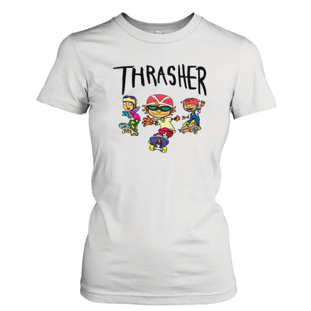 Thrasher cartoon shirt sale