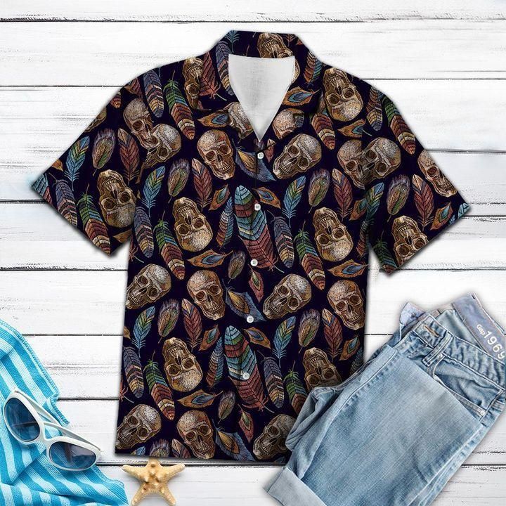 Higozy Skull Hawaiian Aloha Shirts Aloha Shirts