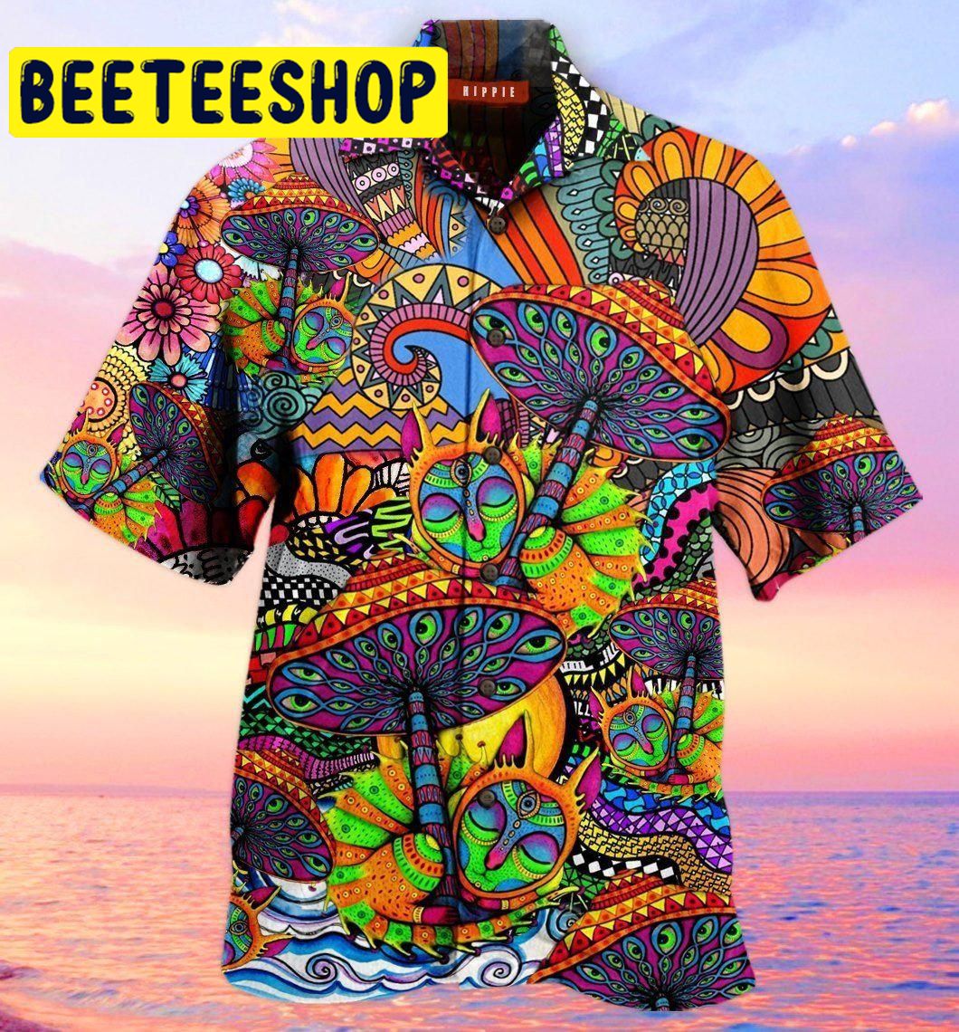 Hippie Unisex Hawaiian Shirt-1