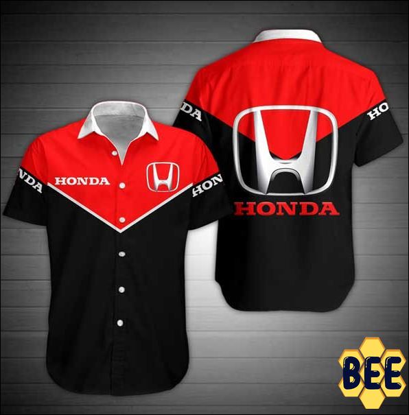 Honda Logo Trending Hawaiian Shirt-1