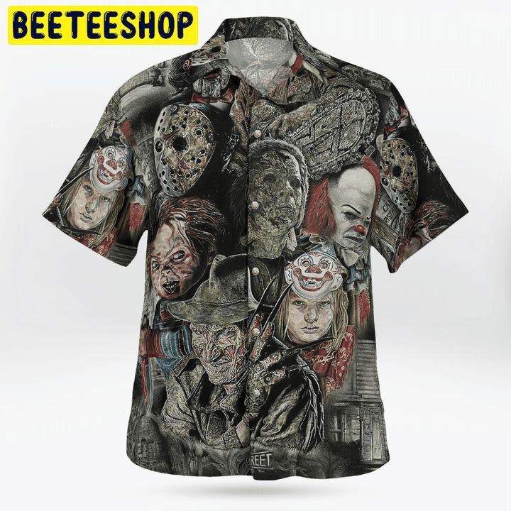 Horror Combo Trending Hawaiian Shirt-1