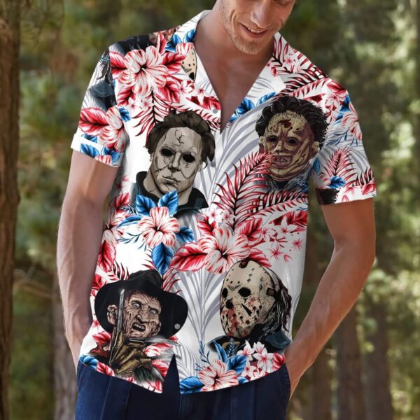 Horror Halloween Hawaiian Hawaii Shirt