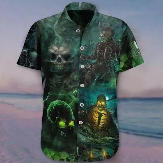 Horror Halloween Hawaiian Shirt