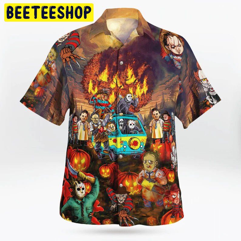 Horror Movie Killers Trending Hawaiian Shirt-1