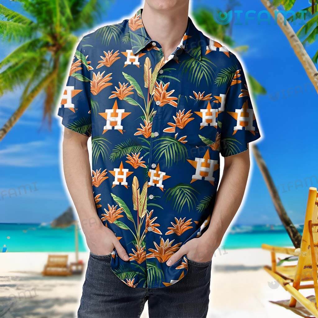 Houston Astros Hawaiian Shirt Flowering Banana Tree Unique Astros Gift