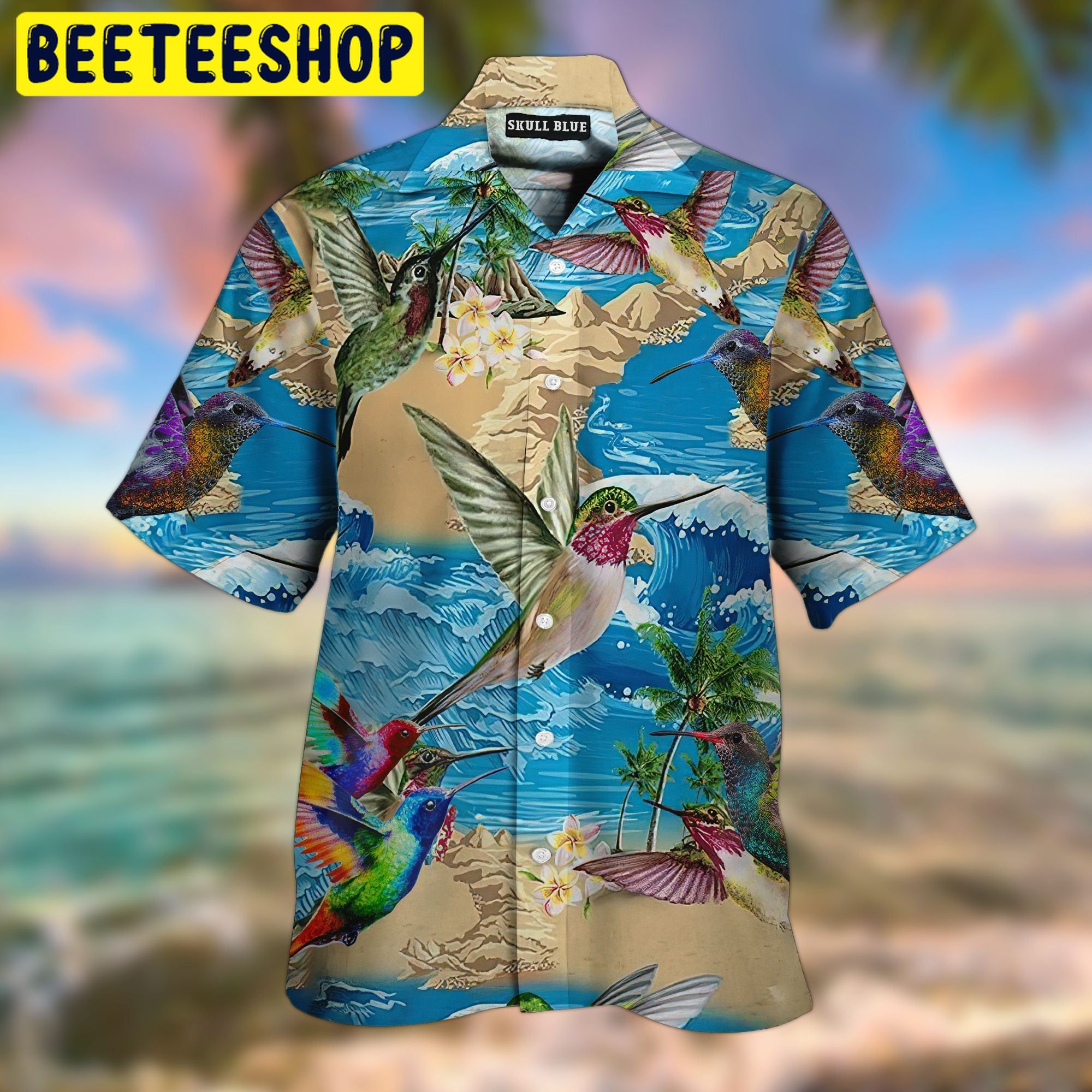 Hummingbird Summer 3d All Over Printed Trending Hawaiian Shirt-1