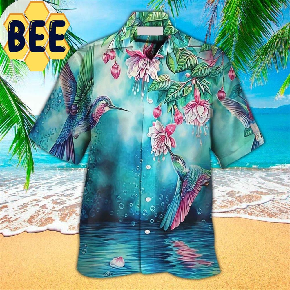 Hummingbirds Hawaiian Shirt-1