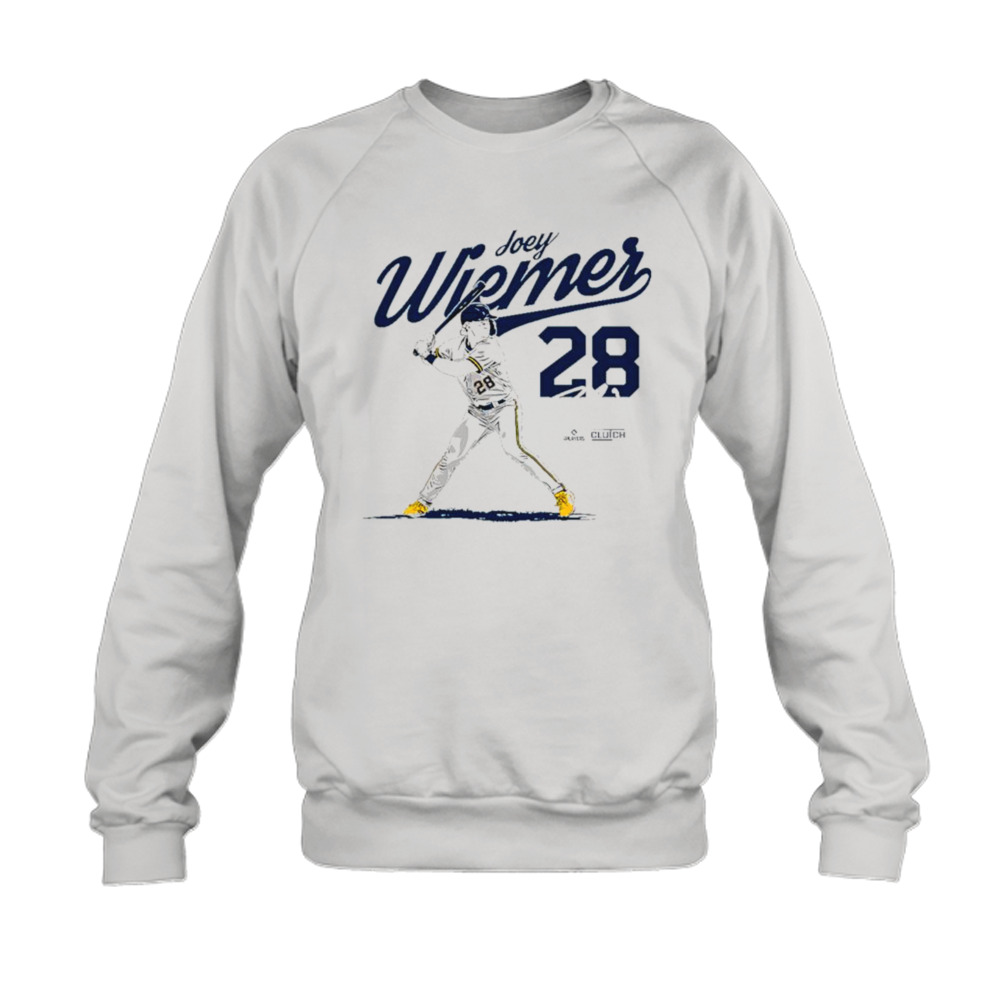 Joey Wiemer Tee, Milwaukee MLBPA Baseball Apparel