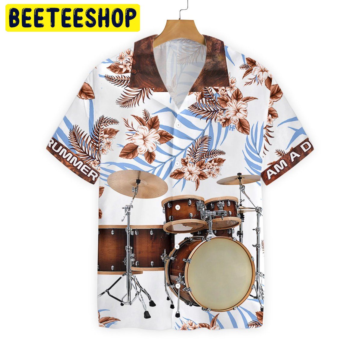 I Am A Drummer Trending Hawaiian Shirt-1