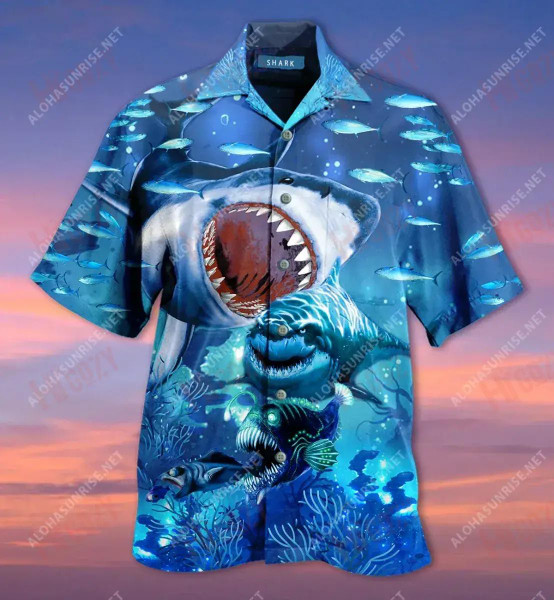 Im The Best Shark Short Hawaiian Shirt Summer Aloha Shirt Hawaiian