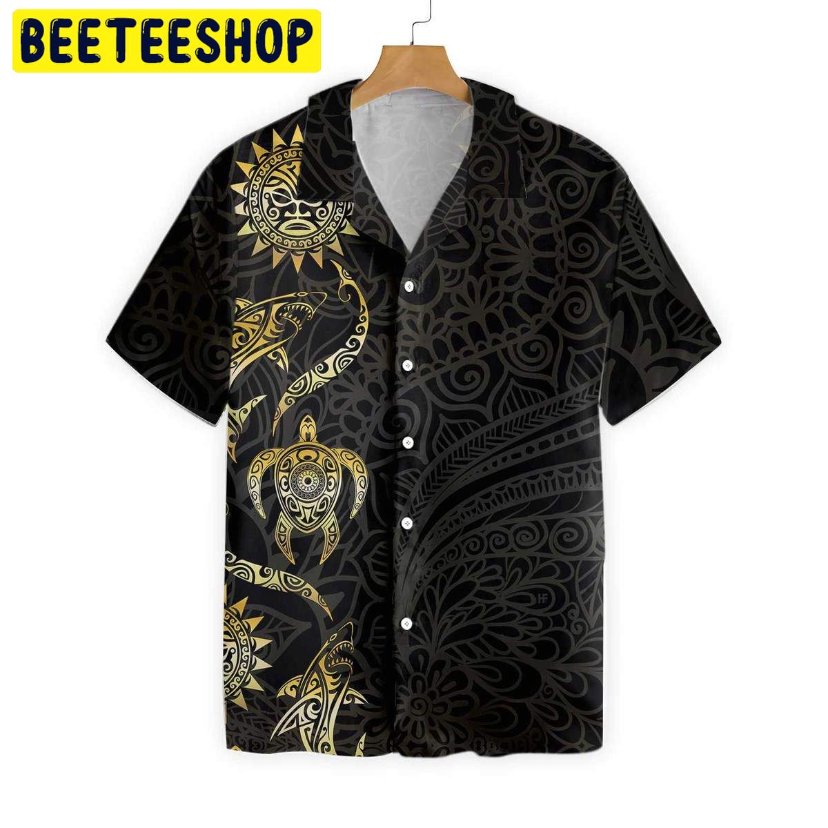 In The Ocean Polynesian Pattern Trending Hawaiian Shirt-1