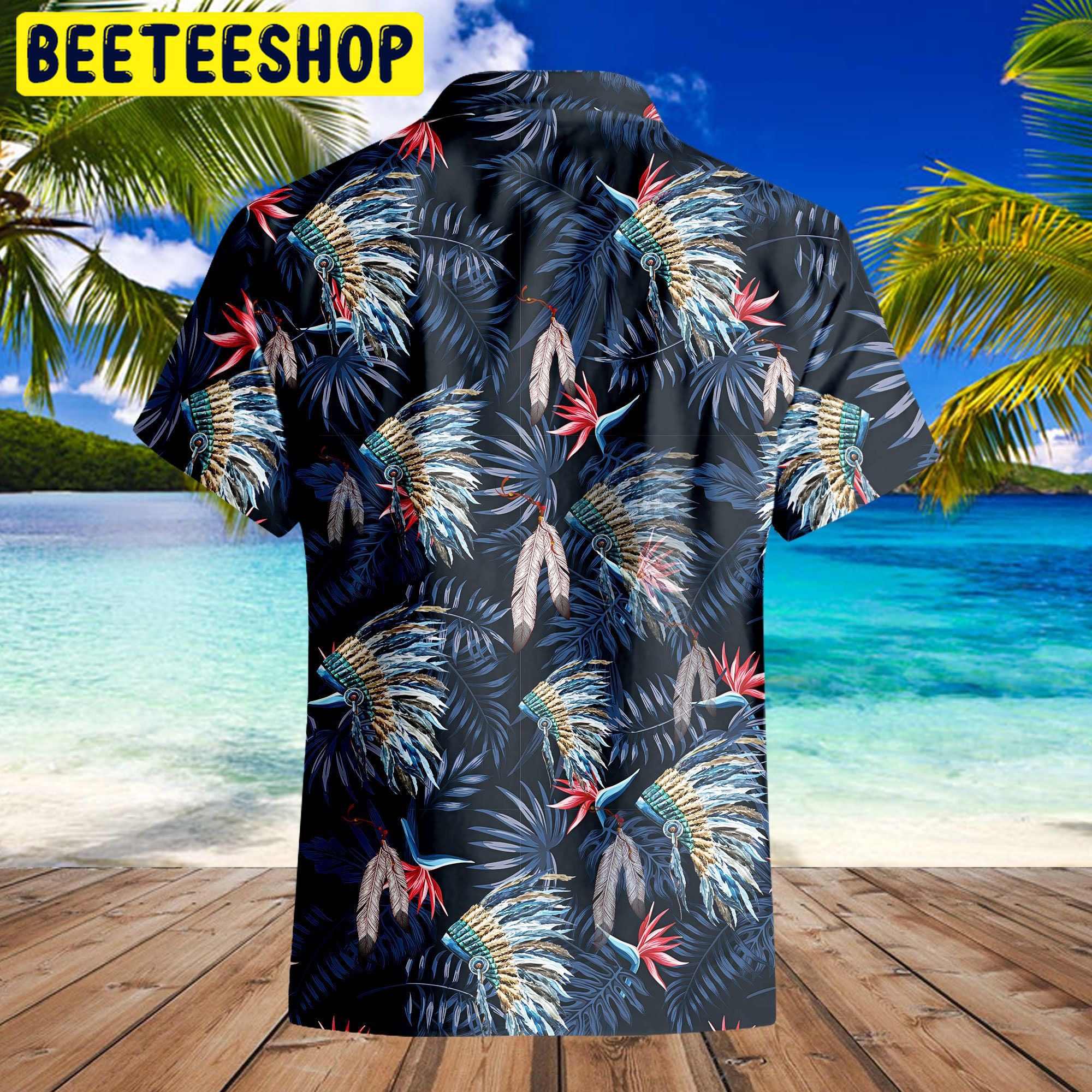 Indian Feather Spirit Animal Trending Hawaiian Shirt-1