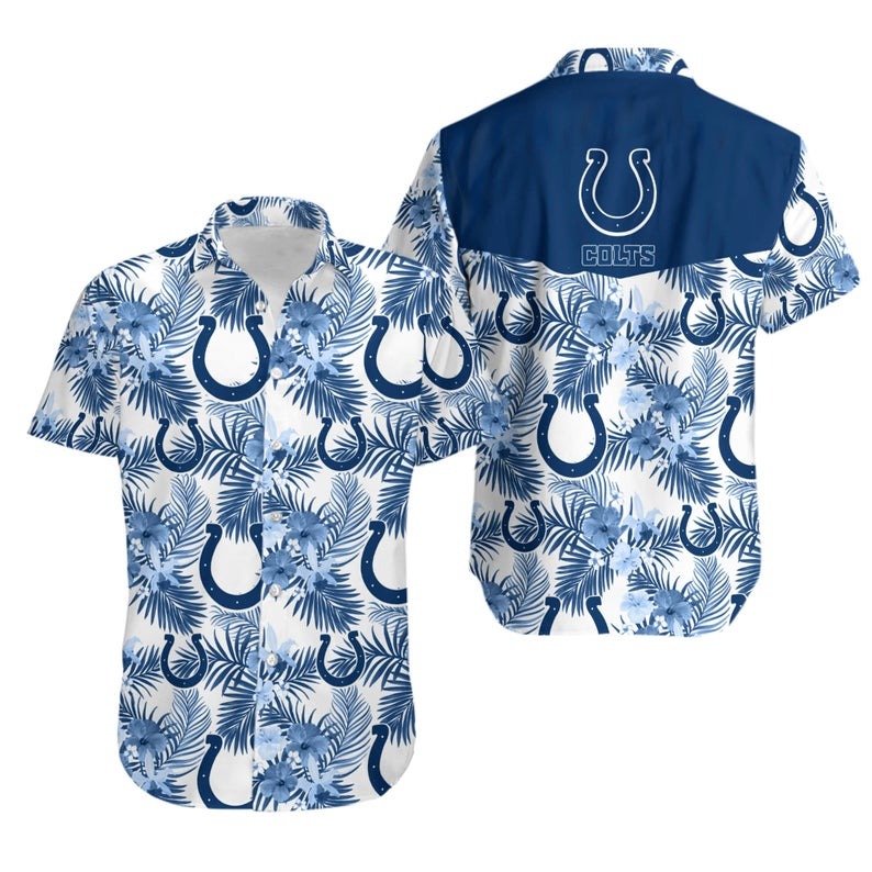 Indianapolis Colts Nfl Hawaiian Shirt For Fans-1