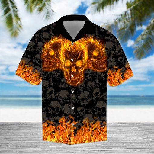 Inferno Hawaiian Shirt – Gift For Skull Lover