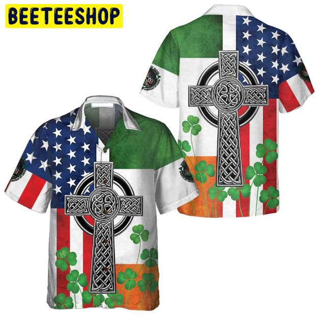Irish American Trending Hawaiian Shirt-1