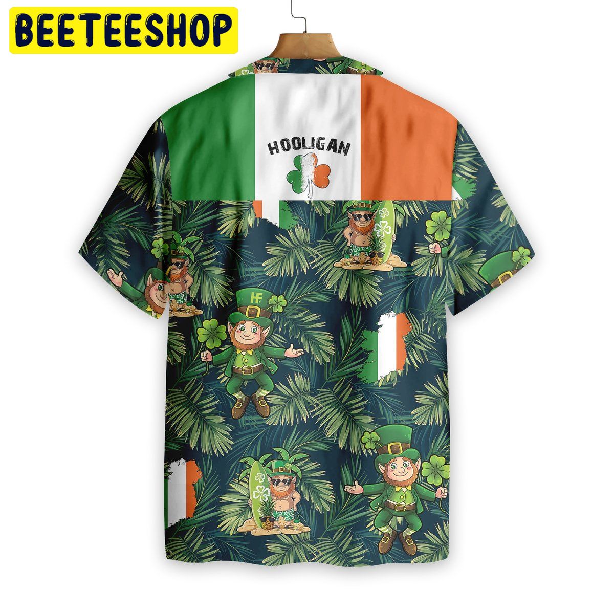 Irish Hooligan Saint Paddys Day Trending Hawaiian Shirt-1