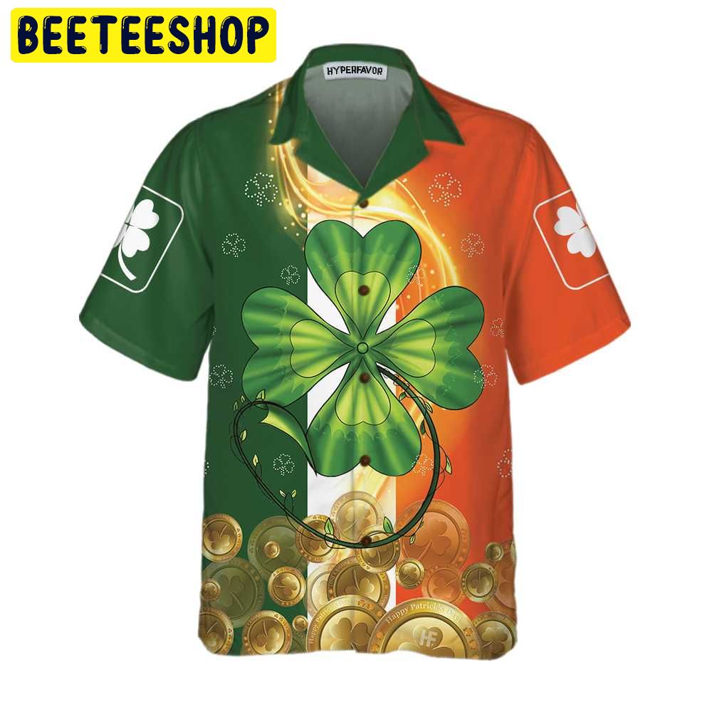 Irish Luck On St Patricks Day Trending Hawaiian Shirt-1